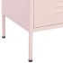 Armario de almacenamiento acero rosa 80x35x101,5