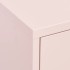 Armario de almacenamiento acero rosa 80x35x101,5