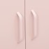 Armario de almacenamiento acero rosa 80x35x101,5