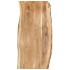 Superficie de mesa madera maciza de acacia 118x(50-60)x2,5