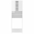 Armario para lavadora blanco brillante 64x25,5x190