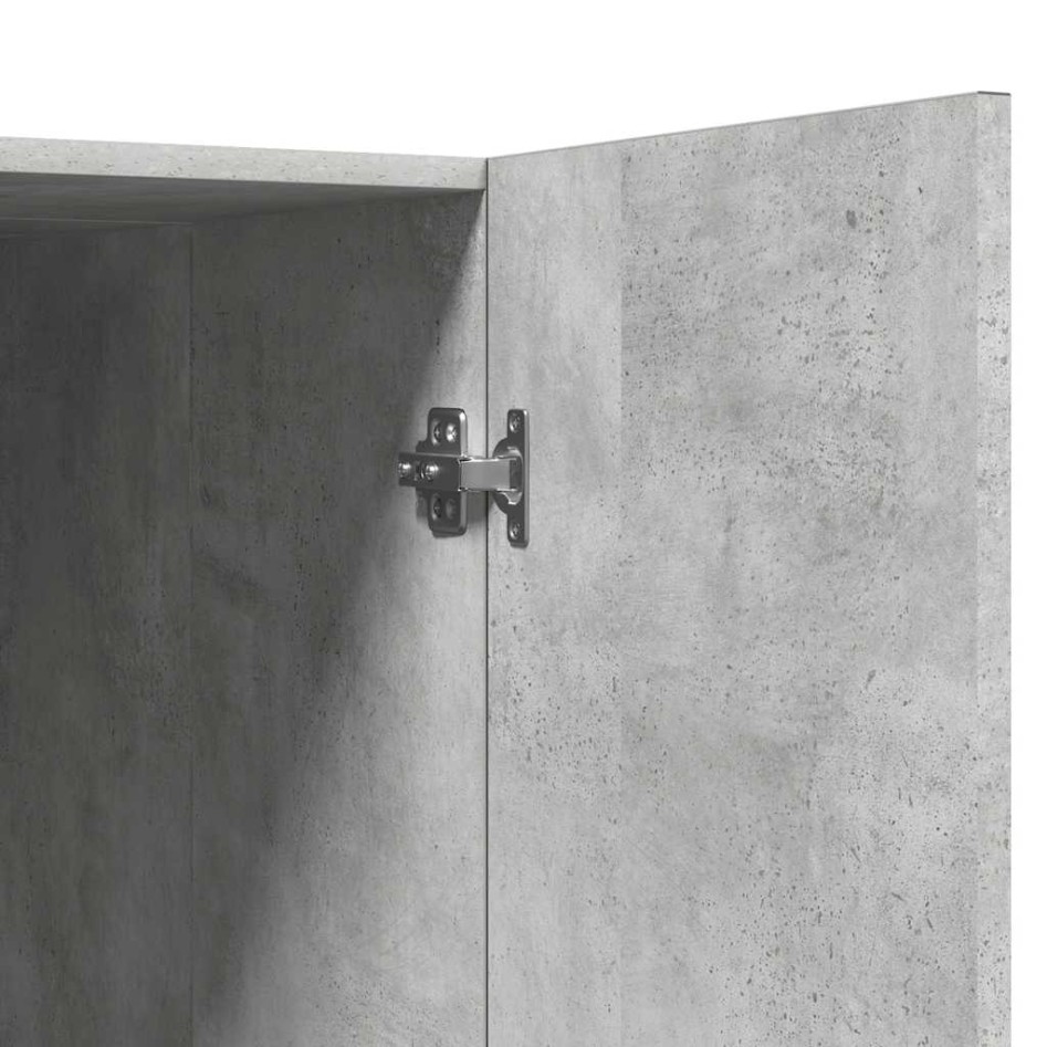 Armario de lavadora gris hormigón 71x71,5x91,5