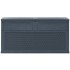 Caja de almacenamiento de jardín 320 L gris