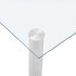 Mesa de comedor vidrio templado transparente 120x60x75