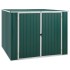 Cobertizo de jardín acero galvanizado verde 195x198x159