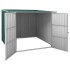 Cobertizo de jardín acero galvanizado verde 195x198x159