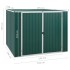 Cobertizo de jardín acero galvanizado verde 195x198x159