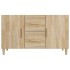 Aparador de madera de ingeniería roble Sonoma 100x36x60