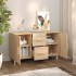 Aparador de madera de ingeniería roble Sonoma 100x36x60