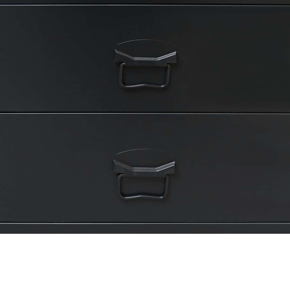 Cajonera metálica de estilo industrial 78x40x93 cm