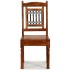 Sillas de comedor 2 uds madera maciza color miel