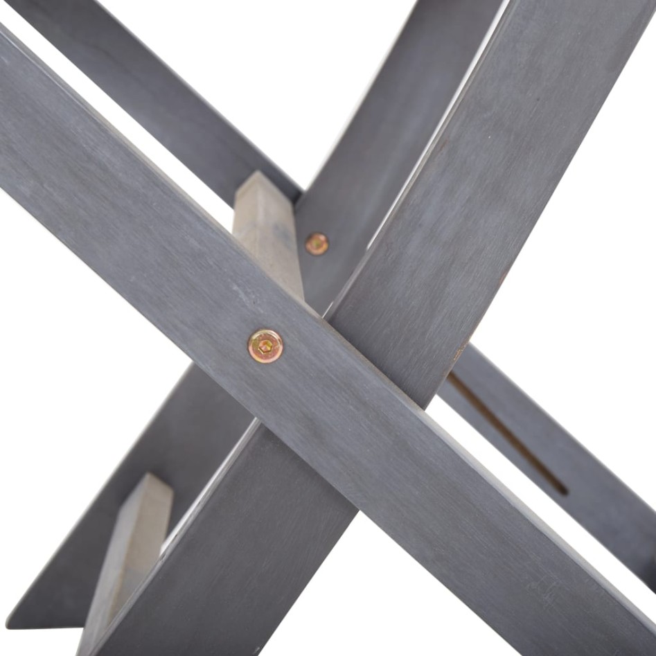 Sillas de jardín plegables 2 unidades madera maciza de