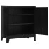 Baúl de almacenaje industrial acero negro 90x40x100