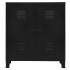 Baúl de almacenaje industrial acero negro 90x40x100