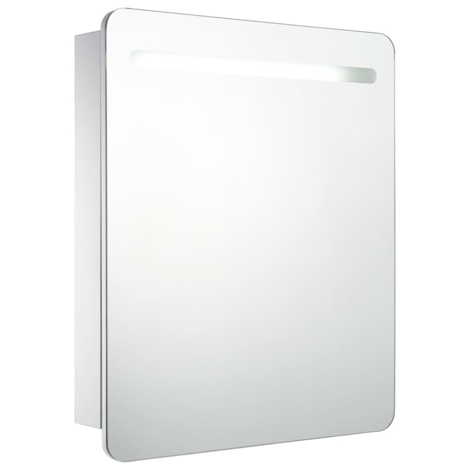 Mueble de baño con espejo LED 68x9x80