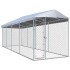 Perrera de exterior con tejado 760x190x225