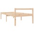 Cama para personas mayores madera maciza de pino 100x200