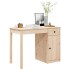 Escritorio de madera maciza de pino 100x50x75