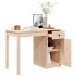 Escritorio de madera maciza de pino 100x50x75