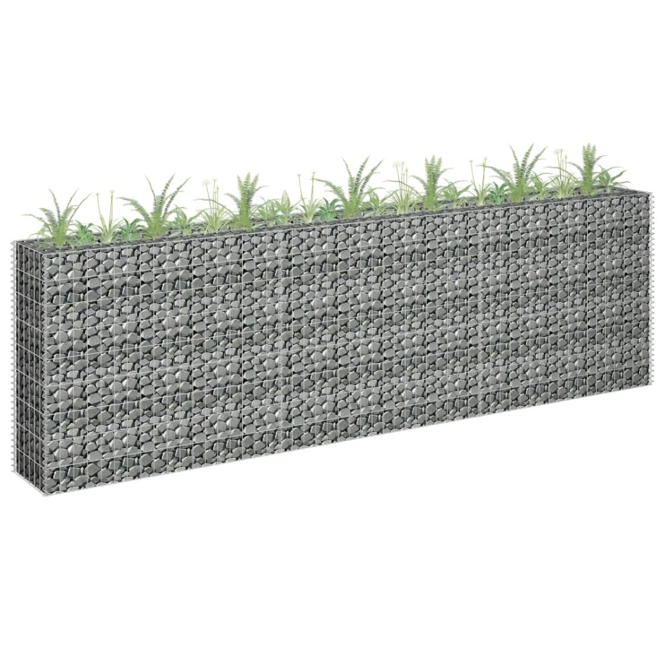 Arriate de gaviones de acero galvanizado 270x30x90