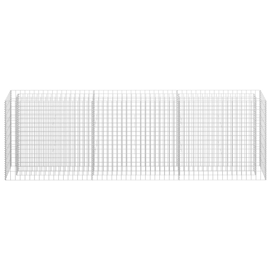 Arriate de gaviones de acero galvanizado 270x30x90