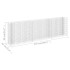 Arriate de gaviones de acero galvanizado 270x30x90