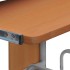 Escritorio ordenador madera contrachapada marrón 110x52x88,5