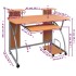 Escritorio ordenador madera contrachapada marrón 110x52x88,5