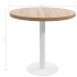 Mesa de bistró MDF marrón claro 80