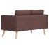 Conjunto de sofás 2 piezas tela