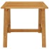 Mesa de comedor de jardín madera maciza de acacia 88x88x74