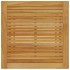 Mesa de comedor de jardín madera maciza de acacia 88x88x74