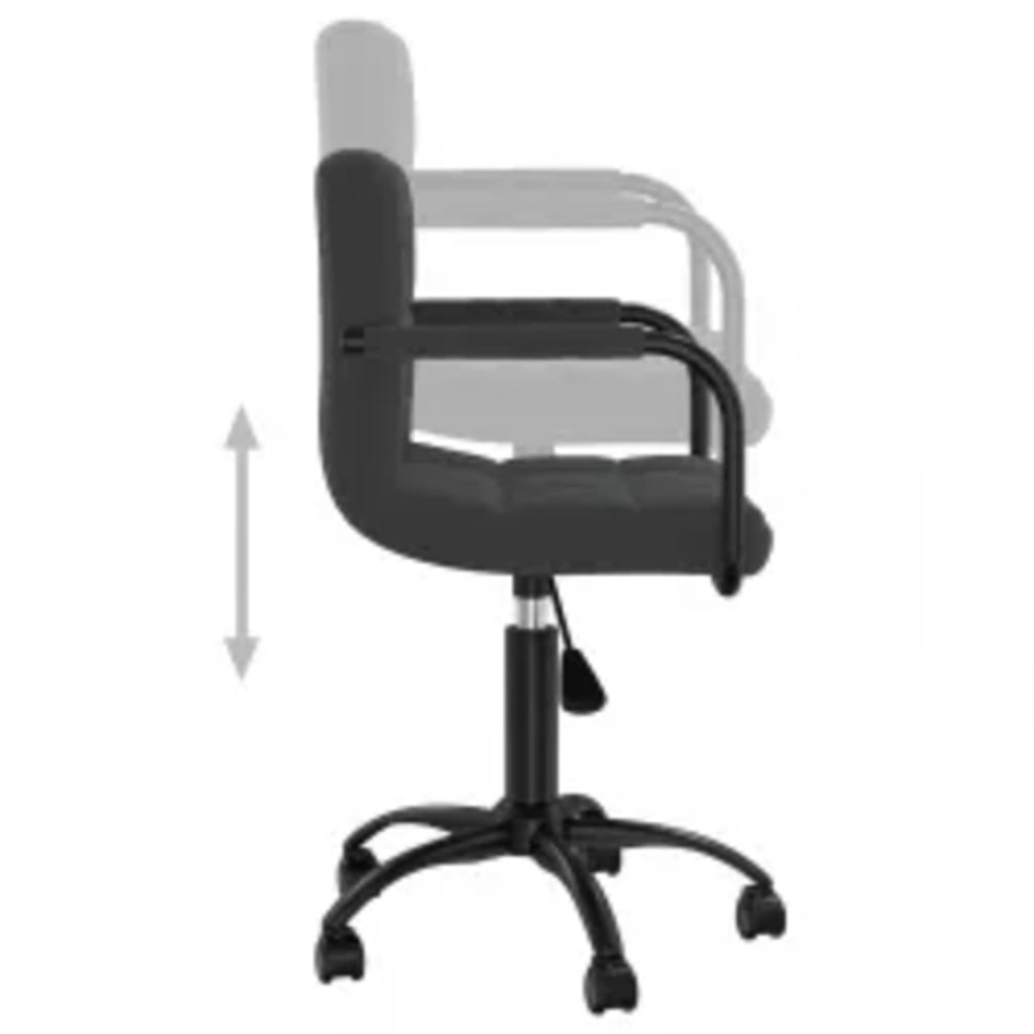 Sillas de comedor giratorias 6 unidades terciopelo