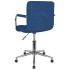 Silla de comedor giratoria tela