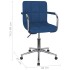 Silla de comedor giratoria tela