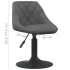 Sillas de comedor giratorias 6 unidades terciopelo gris