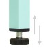 Mesitas de noche 2 uds acero verde menta 35x35x51