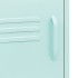 Mesitas de noche 2 uds acero verde menta 35x35x51