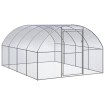 Gallinero de exterior de acero galvanizado 3x4x2 m