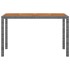 Set de comedor jardín 3 piezas con cojines ratán sintético