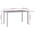 Set de comedor jardín 3 piezas con cojines ratán sintético