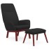 Sillón de relax con taburete tela