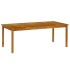 Juego de comedor de jardín 7 piezas madera maciza de
