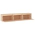 Mueble de TV 3 piezas madera maciza de