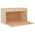 Mueble de TV 3 piezas madera maciza de