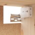 Mueble de TV 3 piezas madera maciza de