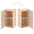 Muebles para TV 4 piezas madera maciza de
