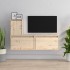 Muebles para TV 3 piezas madera maciza de