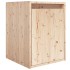 Muebles para TV 3 piezas madera maciza de