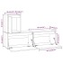 Muebles para TV 3 piezas madera maciza de